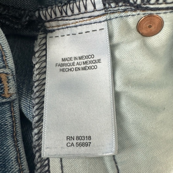 Lucky Brand Mid Rise Ava Skinny Ankle Distressed Jeans Size 8/29 - Picture 4 of 4